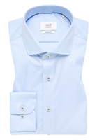 MODERN FIT Hemd in hellblau strukturiert