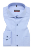 MODERN FIT Hemd in hellblau strukturiert