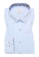 MODERN FIT Hemd in hellblau unifarben