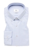 MODERN FIT Hemd in himmelblau kariert