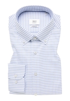 MODERN FIT Hemd in himmelblau kariert
