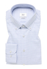 MODERN FIT Hemd in himmelblau kariert