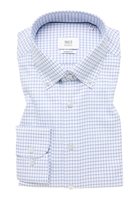 MODERN FIT Hemd in himmelblau kariert
