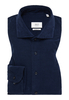 MODERN FIT Hemd in indigo unifarben
