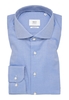 MODERN FIT Hemd in mittelblau strukturiert