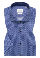 MODERN FIT Hemd in navy bedruckt