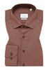 MODERN FIT Hemd in orange kariert