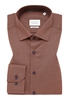MODERN FIT Hemd in orange kariert