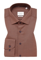 MODERN FIT Hemd in orange kariert