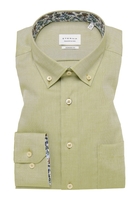 MODERN FIT Hemd in pistazie unifarben
