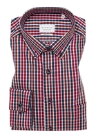 MODERN FIT Hemd in rot kariert