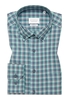 MODERN FIT Hemd in salbeigrün kariert