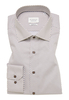 MODERN FIT Hemd in sand bedruckt