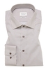 MODERN FIT Hemd in sand bedruckt