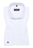 MODERN FIT Hemd in weiß strukturiert