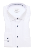 MODERN FIT Hemd in weiß strukturiert