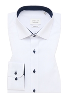 MODERN FIT Hemd in weiß unifarben