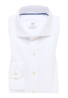 MODERN FIT Linen Shirt in weiß unifarben