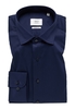 MODERN FIT Luxury Shirt in dunkelblau unifarben