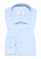 MODERN FIT Luxury Shirt in hellblau unifarben