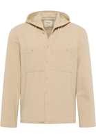 MODERN FIT Overshirt in beige unifarben