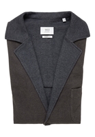 MODERN FIT Overshirt in braun unifarben