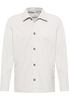 MODERN FIT Overshirt in grau unifarben