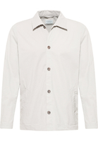 MODERN FIT Overshirt in grau unifarben