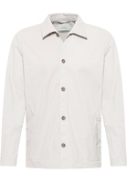 MODERN FIT Overshirt in grau unifarben