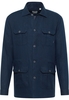MODERN FIT Overshirt in navy unifarben