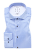 MODERN FIT Performance Shirt in blau bedruckt