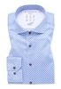 MODERN FIT Performance Shirt in blau bedruckt
