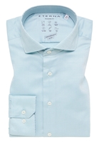 MODERN FIT Performance Shirt in grün strukturiert