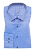 MODERN FIT Performance Shirt in royal blau strukturiert