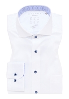 MODERN FIT Performance Shirt in weiß strukturiert