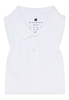 MODERN FIT Poloshirt in weiß unifarben