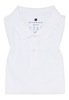 MODERN FIT Poloshirt in weiß unifarben