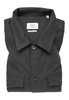 MODERN FIT Shirt in schwarz unifarben