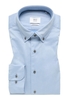 MODERN FIT Soft Luxury Shirt in hellblau unifarben