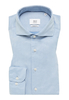 MODERN FIT Soft Luxury Shirt in hellblau unifarben