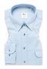MODERN FIT Soft Luxury Shirt in hellblau unifarben