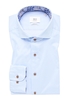 MODERN FIT Soft Luxury Shirt in hellblau unifarben