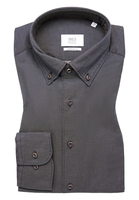 MODERN FIT Soft Luxury Shirt in navy unifarben