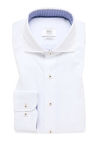 MODERN FIT Soft Luxury Shirt in off-white unifarben