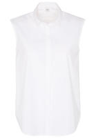 OHNE ARM BLUSE 1863 BY ETERNA - PREMIUM STRETCH WEISS UNIFARBEN