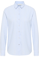 Oxford Shirt Bluse in hellblau gestreift