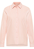 Oxford Shirt Bluse in mandarine gestreift