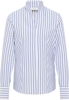 Oxford Shirt Bluse in navy gestreift