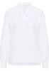 Oxford Shirt Bluse in weiß unifarben