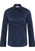 Performance Shirt Bluse in dunkelblau unifarben